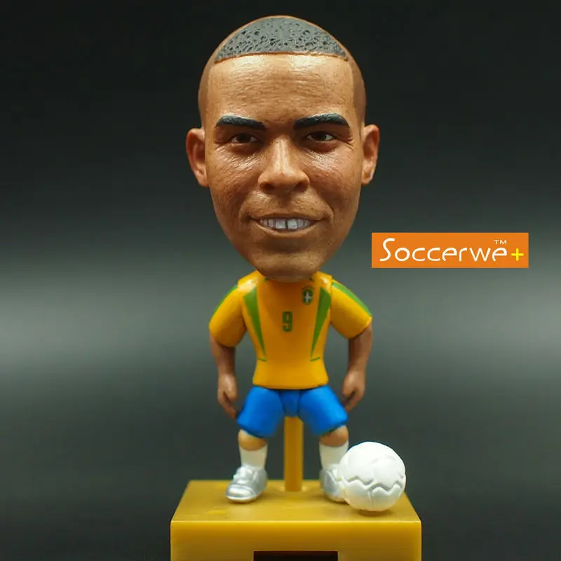Soccerwe Classic Series Brasil 6.5 cm Height Resin Football Star 9
