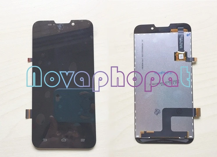 

Novaphopat 5 inch Black Touchscreen For ZTE V987 Grand X Quad Touch Screen Digitizer With LCD Display Assembly Replacement