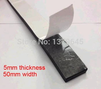 

5mm thick 50mm width EPDM foam strip self-adhesion sponge rubber strip With glue,Distribution box switch box Rubber Seal bar