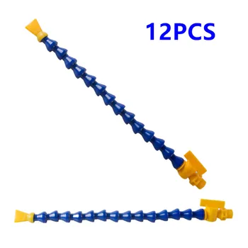 

12 PCS Lathe CNC Machine Adjustable Flexible Plastic Water Oil Coolant Pipe Hose