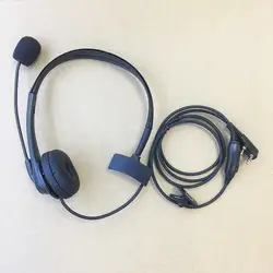 Honghuismart над головой один наушники с микрофоном K разъем 2 контакты для Kenwood Baofeng WOUXUN Puxing TYT Quansheng и т. д. Портативная рация