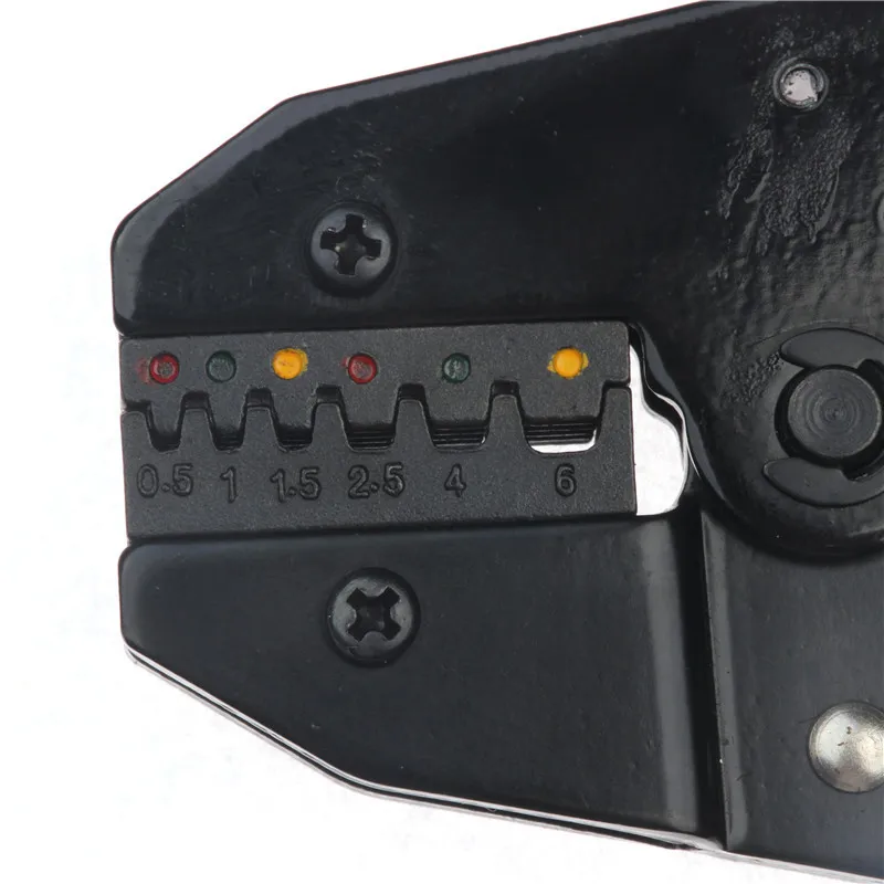 1 шт. Multi-use плоскогубцы Емкость 0,5-6mm2 обжимной плоскогубцы кабель AWG 22-10 холодного отжима саморегулируемые ручные инструменты