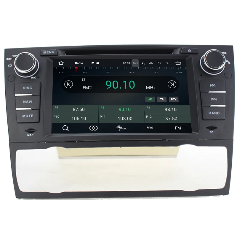 Top HIFIF Automotive Andorid Single DIN For BMW E90 E91 E92 E93 7" Multimedia Car DVD GPS Navigation Quad Core Head Unit Free Maps 4