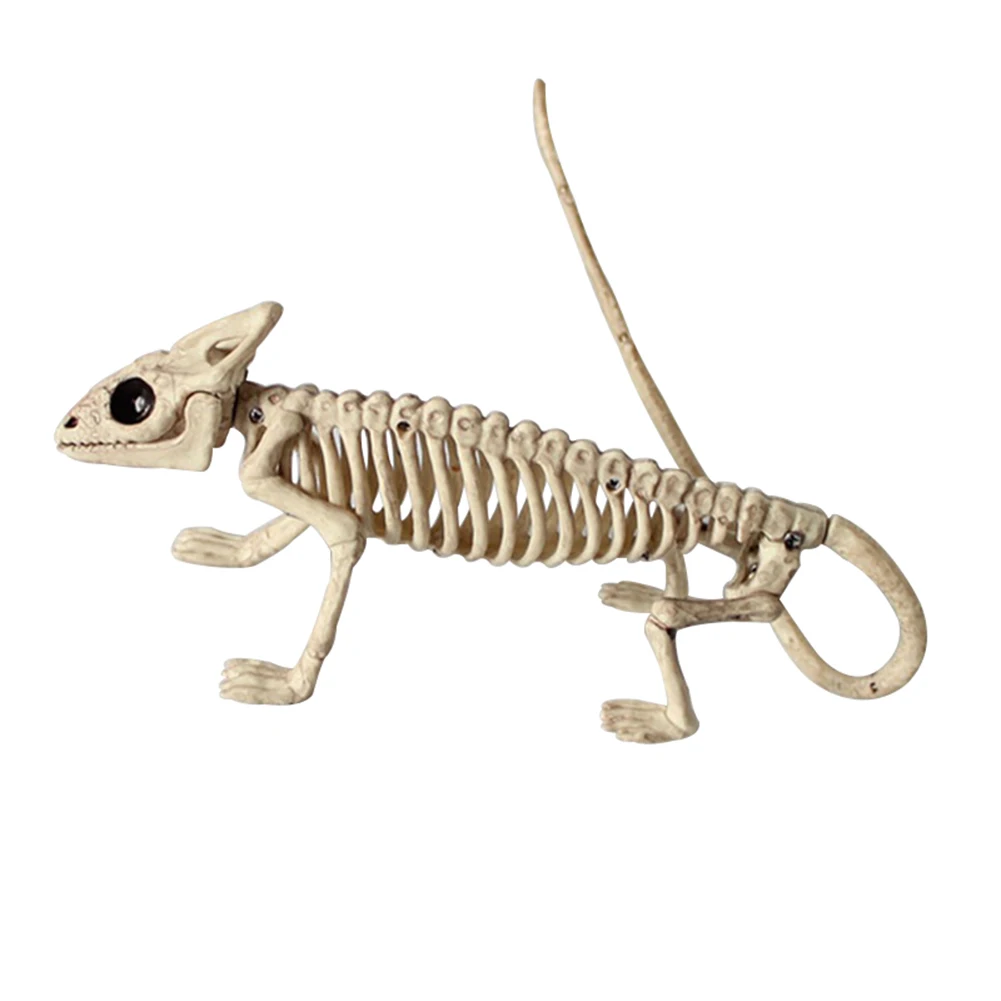 Интересные Горячие модель скелета животных Летучая мышь/лягушка/ящерица кости Хэллоуин вечерние украшения XH8Z AU14 - Цвет: 43cmX7cmX8cm