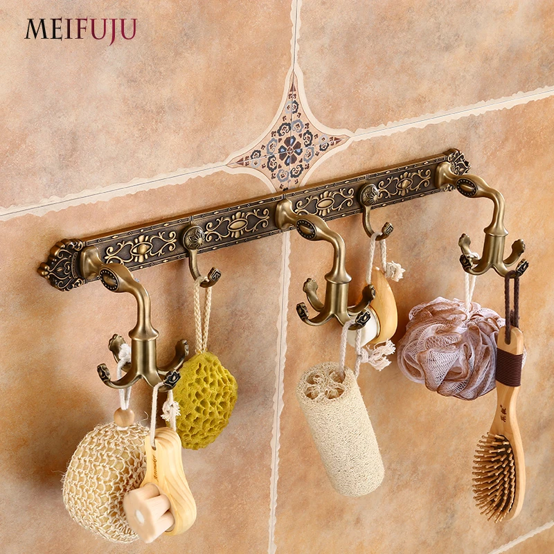 Swivel Black Wall Hook Gold bronze Wall hanger Robe Towel Hook Clothes