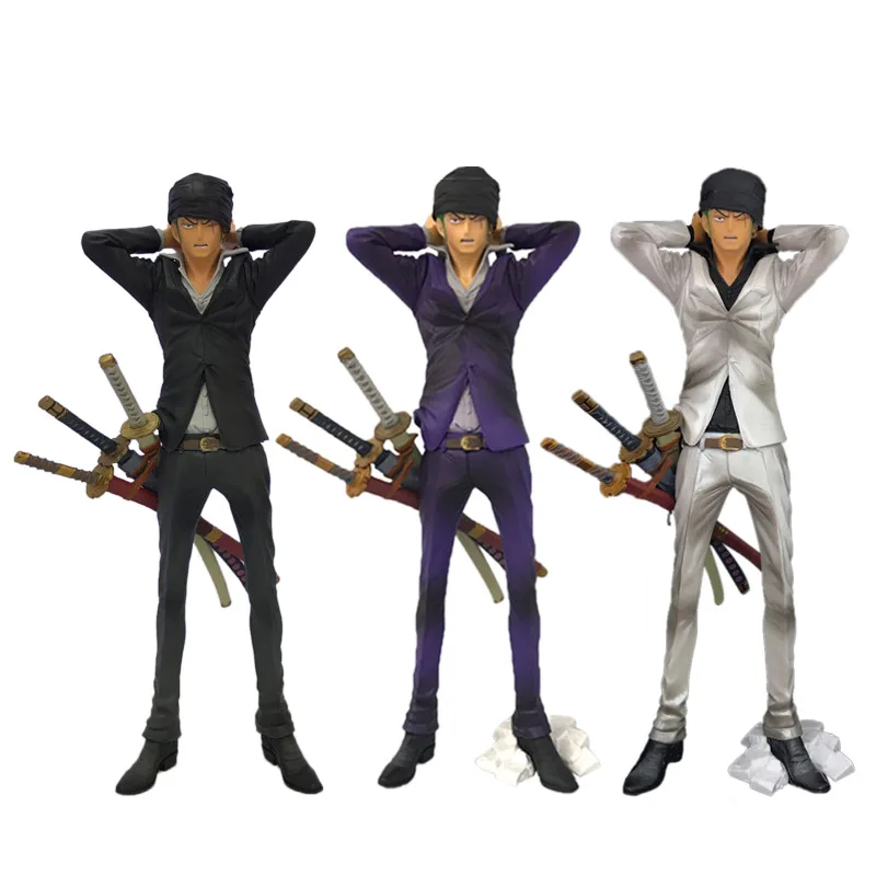 

3 Styles Anime One Piece Roronoa Zoro PVC Action Figure Doll Collectible Model Baby Toy Christmas Gift For Children