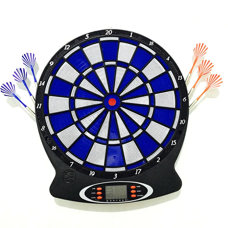

17-inch electronic dart board set LCD monitor automatic scoring darts scoring board with 6pc soft darts