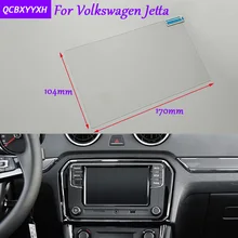 Автомобильный стикер gps навигационный экран Стеклянная Защитная пленка для Volkswagen Jetta аксессуары управление ЖК-экраном Автомобильный Стайлинг