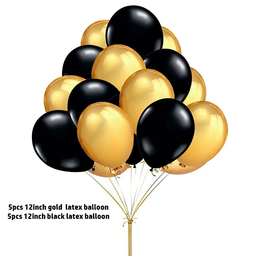 MMQWEC розовое золото латексные шары бокалы для шампанского бутылки вина балоны счастливый воздушный шар на день рождения баннер digit18 30th декор для вечеринки в честь Дня Рождения - Цвет: 1set