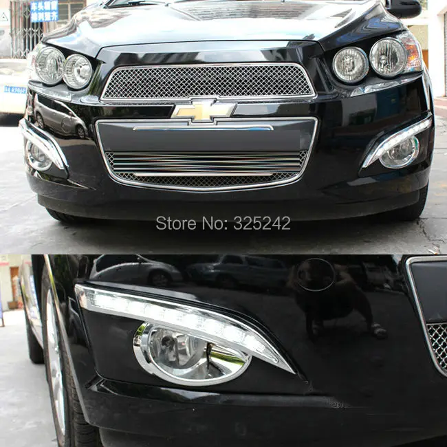 

For Chevrolet AVEO 2011 2012 2013 Excellent Quality Daytime Running Light Ultra-bright illumination LED fog light led light DRL
