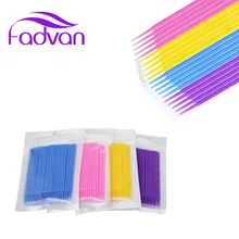 500 шт одноразовые косметические ватные палочки для наращивания ресниц Набор инструментов для прививки Прочный Микро индивидуальное Удаление ресниц инструменты