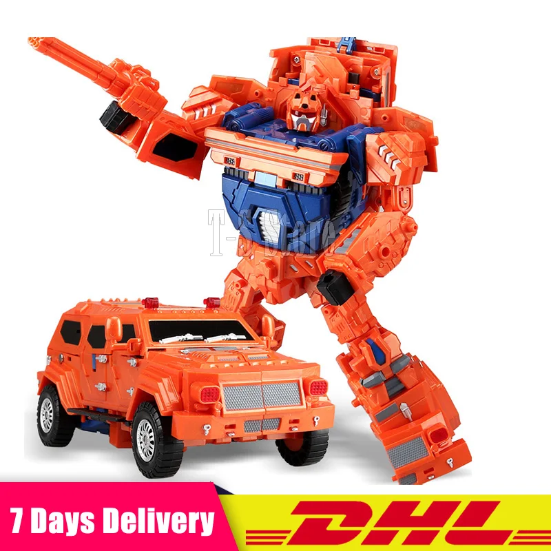 

2018 WJ WEI JIANG DHL Transformation Sideload Wei Jiang Metal Part Oversize Throttlebots Sideload Wideload Figure Toys