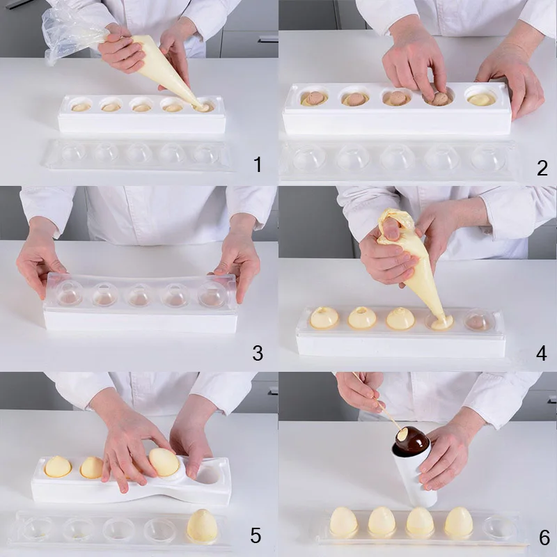 1 Набор, силиконовая форма, 3D форма яйца, форма для украшения торта, инструменты для пасхальных яиц, шоколадный трюфель, мусс, моноподия, форма
