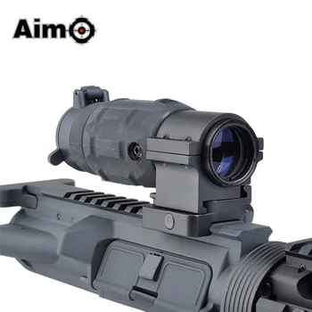 

Aim-O Airsoft Tactical Hunting Scope AP Style 3X Magnifier with QD Twist Mount Gun Softair Sight AO5339
