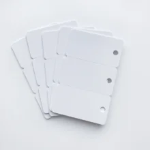 Пустая для струйной печати 3UP ПВХ карта белый цвет карта напечатанная от Epson или Canon струйных принтеров