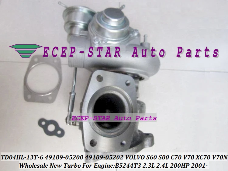 TD04HL-13T-6 49189-05202 8658098 8602396 Turbo Turbocharger For VOLVO S60 S80 C70 V70 XC70 V70N 2001- B5244T3 2.3L 2.4L 200HP (3)