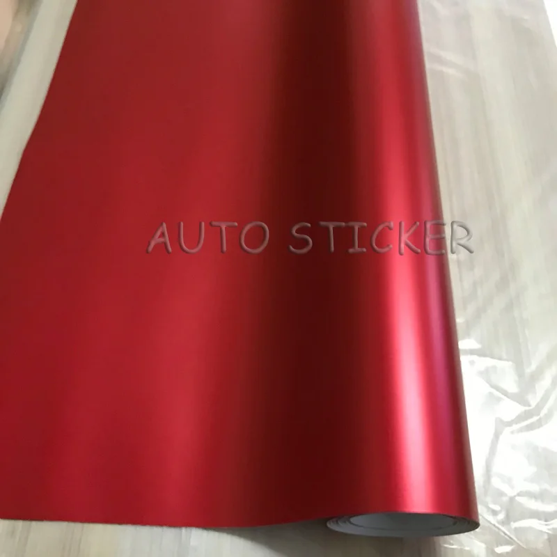 red matte metallic satin car wraps car sticker 3
