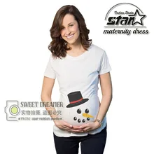 Summer Cute font b Maternity b font Shirts Pregnant Women Tops Tees font b Clothes b
