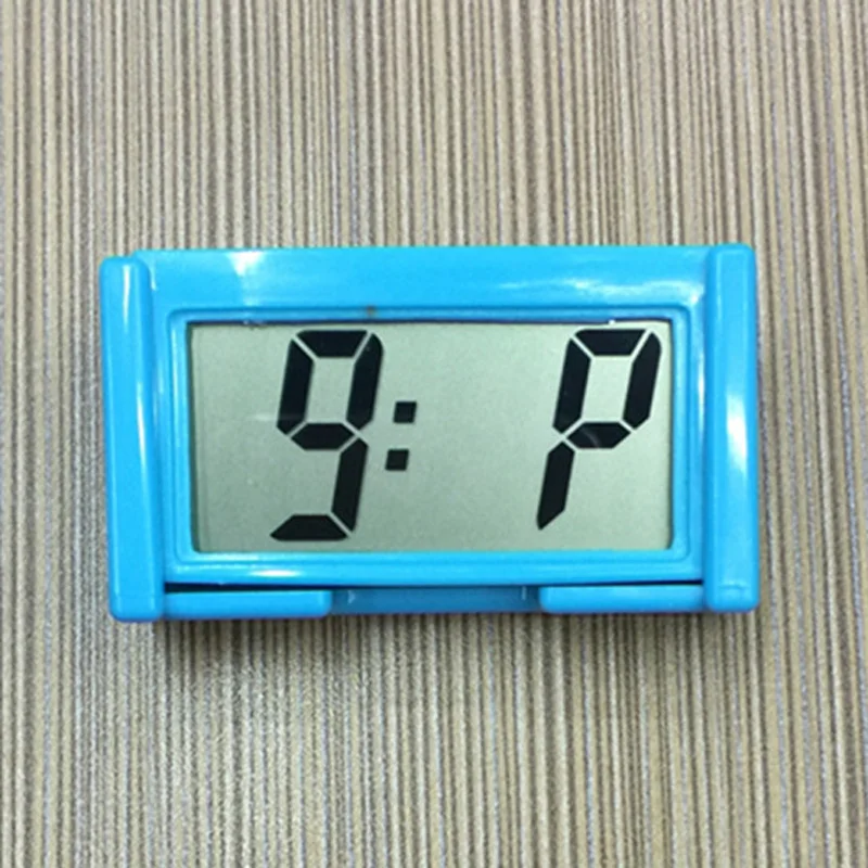 Digital LCD Display Auto Car Truck Dashboard Date Time Calendar Mini Clock 1pc