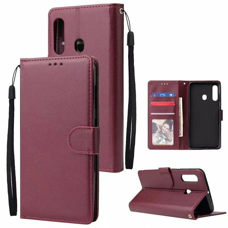 Простой Кожаный чехол кошелек для Samsung NOTE 10 NOTE10 PRO A60 M40 Iphone 5 8 2019 Роскошный