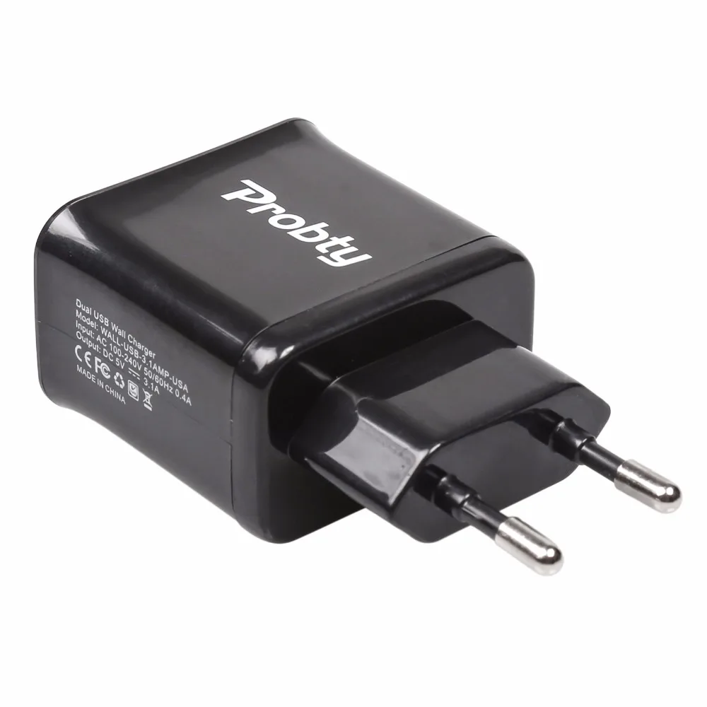 Двойное зарядное устройство для путешествий, универсальное USB зарядное устройство для iPhone ipad 3.1A, камера для телефона, два порта