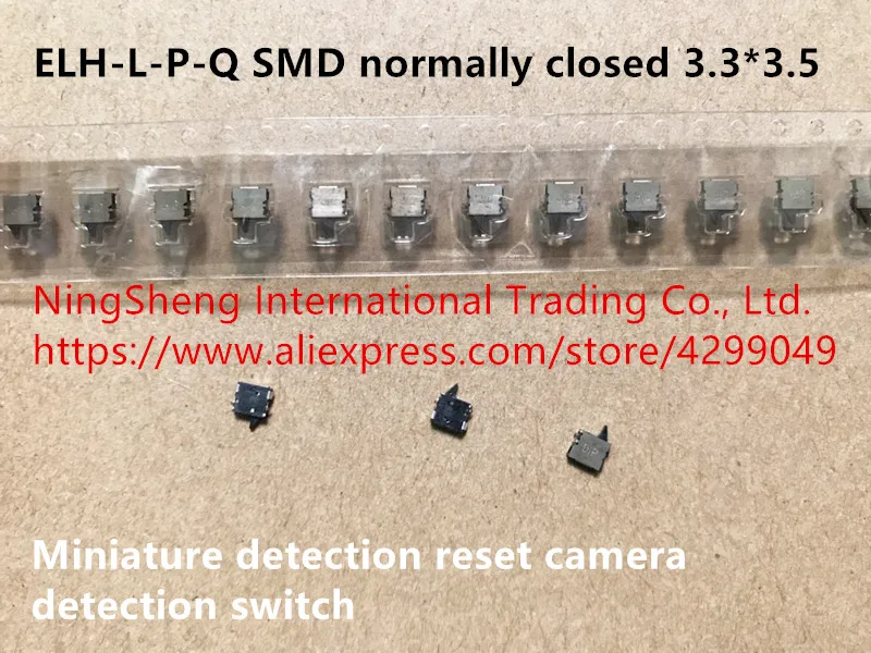 Nuovo Originale Di 100% Di Importazione Dip Elh-L-P-Q Smd Normalmente Chiuso 3.3*3.5 Di Rilevamento In Miniatura Di Reset Interruttore Di Rilevamento 