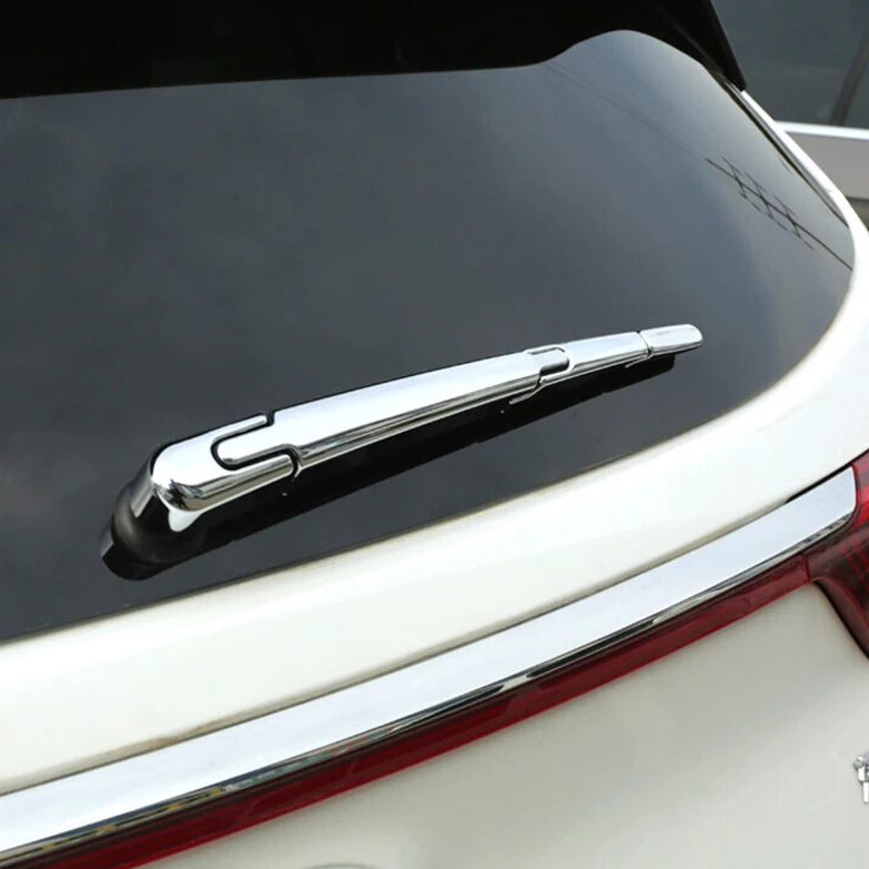 

For Kia Sportage QL 2017 2018 Chrome Rear Window Wiper Arm Blade Cover Trim Overlay Nozzle Garnish Molding Car Styling 4pcs