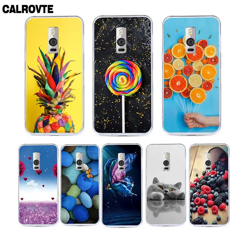 

CALROVTE Painting Phone Case For OnePlus 2 One Plus Two Ultra Thin Soft TPU Back Cover for OnePlus A2001 Cases Silicon Fundas