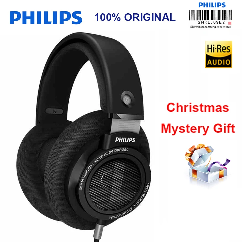 Philips SHP9500 профессиональные наушники с 3 м длинным проводом шумоподавления наушники для xiaomi SamSung S8 MP3 официальный тест