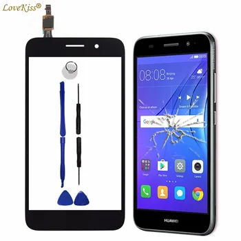 

Y3 2017 Front Panel For Huawei Y3 2017 Y3III CRO-U00 CRO-L22 Touch Screen Sensor LCD Display Digitizer Glass Cover Touchscreen