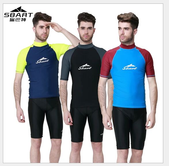 Dive Skin Men Surfing Tops Women Wetsuits Rowing Boats Rash Guards Surfing& Beach T-shirts Swim Suits Body Suits Swimming Shirt