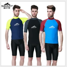 Dive Skin Men Surfing Tops Women Wetsuits Rowing Boats Rash Guards Surfing& Beach T-shirts Swim Suits Body Suits Swimming Shirt