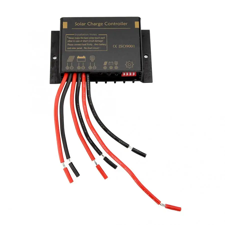 12 V/24 V 10A водонепроницаемый прочный Солнечный контроллер заряда безопасный для уличной системы лампы Электронный