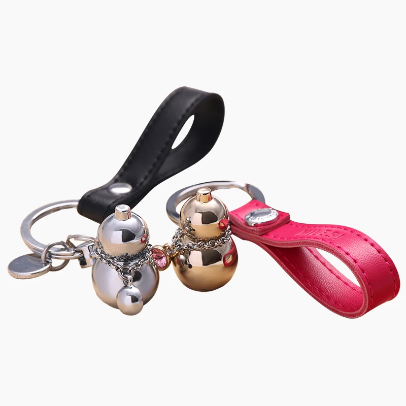

Milesi Car key chains keyring Couple Pendant Chinese Style Good Luck Gourd Keychain Charm Key Accessories For Women Men K0249