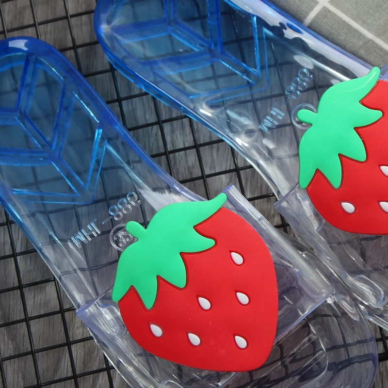 2019 Slippers Children's Girls Boys Fruit print Beach Sandals Summer Flat Crystal word drag Parent-child Shoes Home Casual Shoes 2019 Slippers Children's Girls Boys Fruit print Beach Sandals Summer Flat Crystal word drag Parent-child Shoes Home Casual Shoes