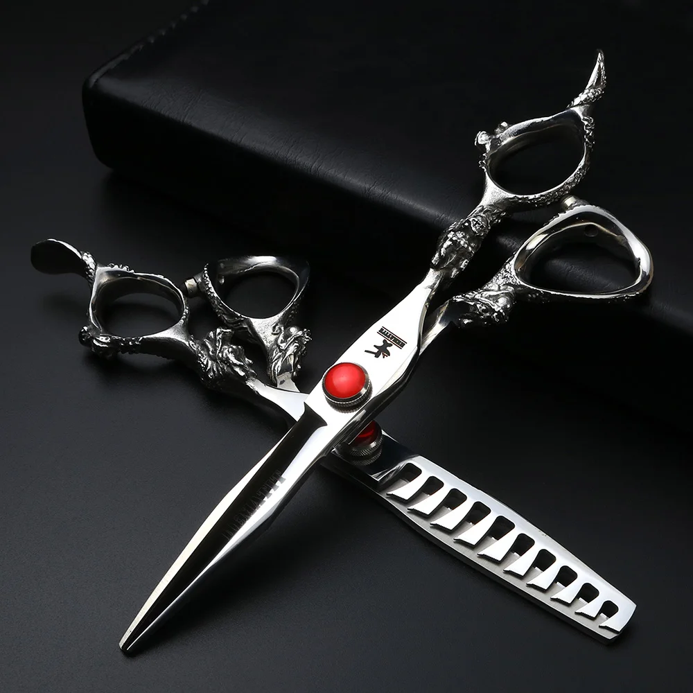 Professional hairdressing scissors 6 inch hair cutting scissors and