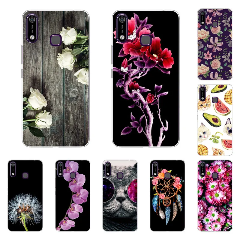 

Infinix Hot 7 X624 Case,Silicon Rich flower Painting Soft TPU Back Cover for Infinix Hot7 X624 X624B Phone protect cases shell