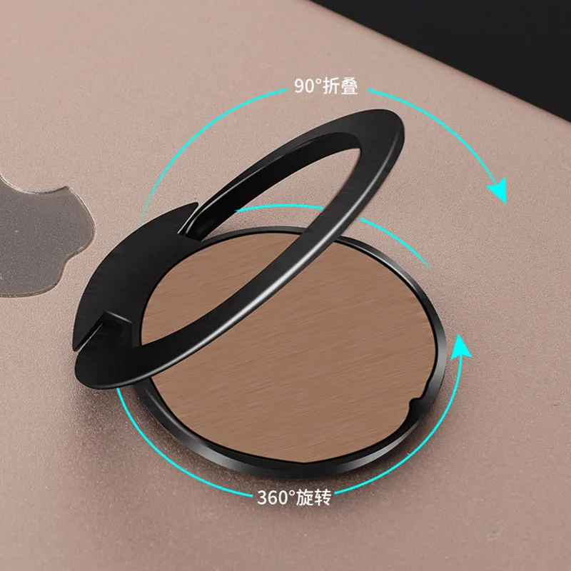 Mobile Phone Finger Ring 90 Degree Rotatable Smartphone Stand Holder For iPhone XS X 8 7 7S Samsung Huawei Metal Car Mount Stand