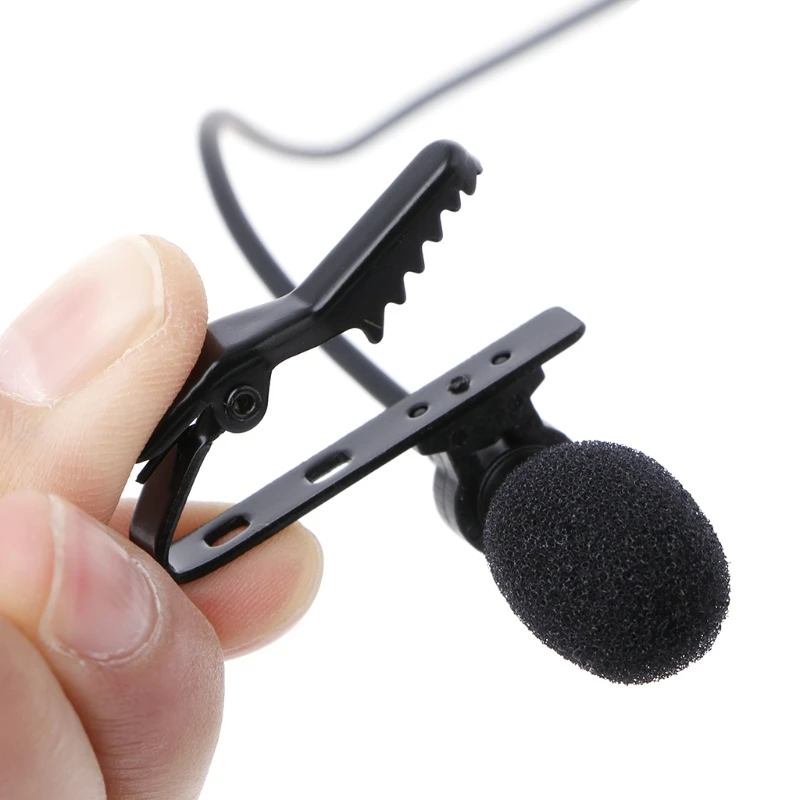 Lavalier Клип на лацкане Hands-Free микрофон для ПК ноутбук планшет мобильный телефон