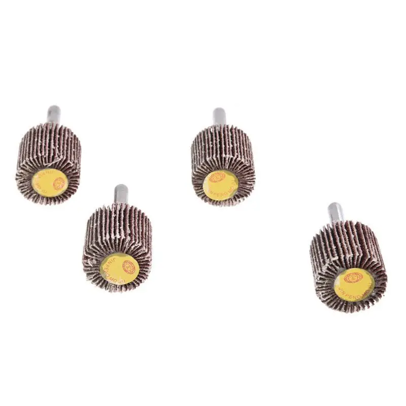 

Free Shipping 4 Pcs Accessories Sandpaper Sanding Flap Polishing Wheels Bit Used for superfine grinding of inner hole For Rotary