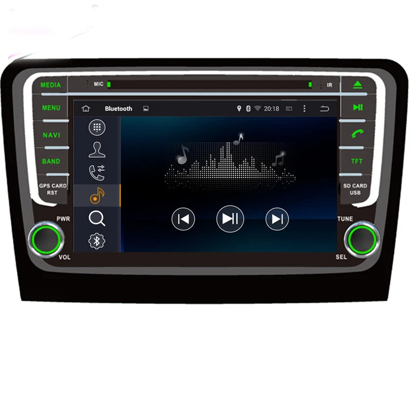 8 дюймов Android 9,0 автомобильный dvd-плеер gps для SKODA Rapid 2013-octa 8 core 4g ram 64g rom навигационное Радио Стерео PX6 Автомобильная медиасистема