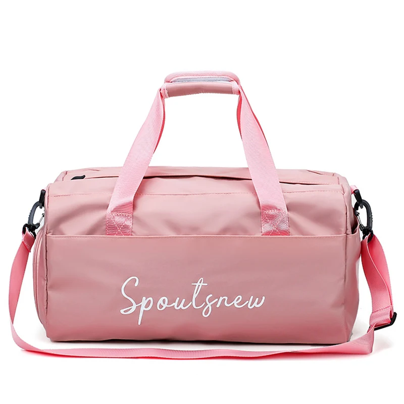 

Fashion Minimalist Design Waterproof Women Luggage High Quality Soft Nylon Travel Duffle Big Capacity Multi-pockets Travel Bags