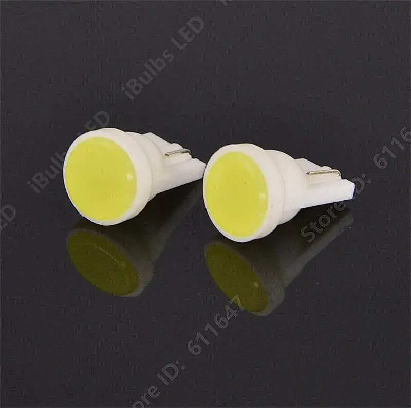 

10PCS Super Bright T10 194 W5W 168 Ceramic Car Interior LED COB Clearance Lights Reading Light Marker Lamps Blub DC 12V