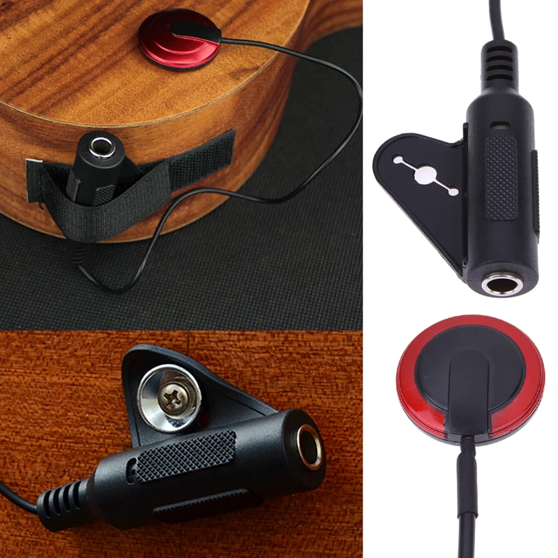 

Guitar Pickup New Piezo Contact Microphone Pickup For Guitar Violin Banjo Mandolin Ukulel