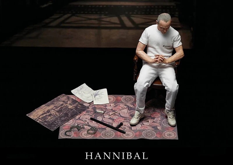 1/6 коллекционный полный набор The Silence of the Lambs 1991 Hannibal Lecter Белая школьная форма Ver