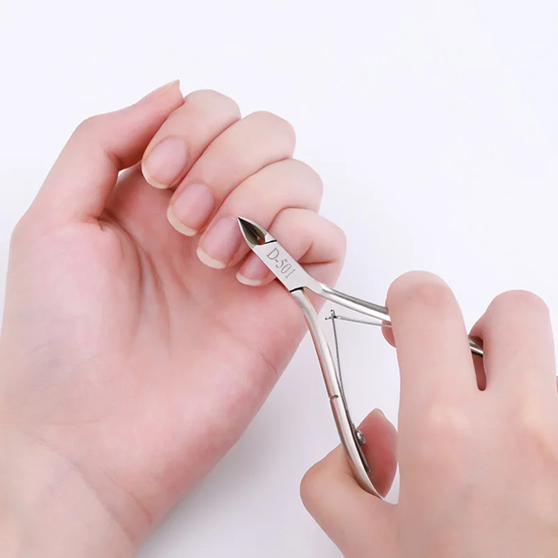 1 шт. Золотые/Серебряные ножницы для кутикулы ногтей инструменты для ногтей кусачки для удаления омертвевшей кожи маникюрный Триммер Инструмент для красоты