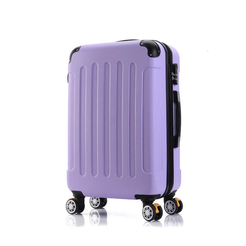 Lavender 24in Мода 2" 24 в случае тележки для девочек ABS студентов Прекрасный Путешествия Водонепроницаемый чемодан для багажа на колесиках расширение пансион коробка LGX21 - Цвет: Lavender 24in