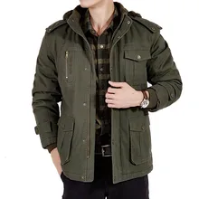 Брендовая зимняя куртка, Мужская парка, Толстая Теплая Флисовая парка, мужские военные куртки, пальто, Мужская шерстяная подкладка с капюшоном, воротник размера плюс M-6XL