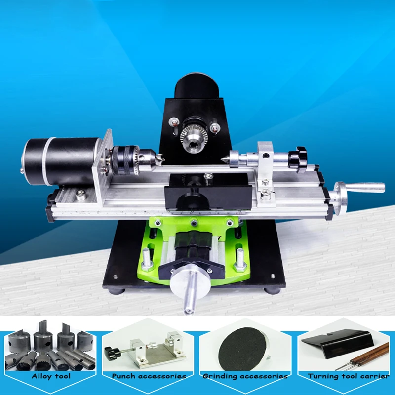 

Mini wooden bead processing machinery household mini lathe bead machine bead drilling machine bead polisher 220V