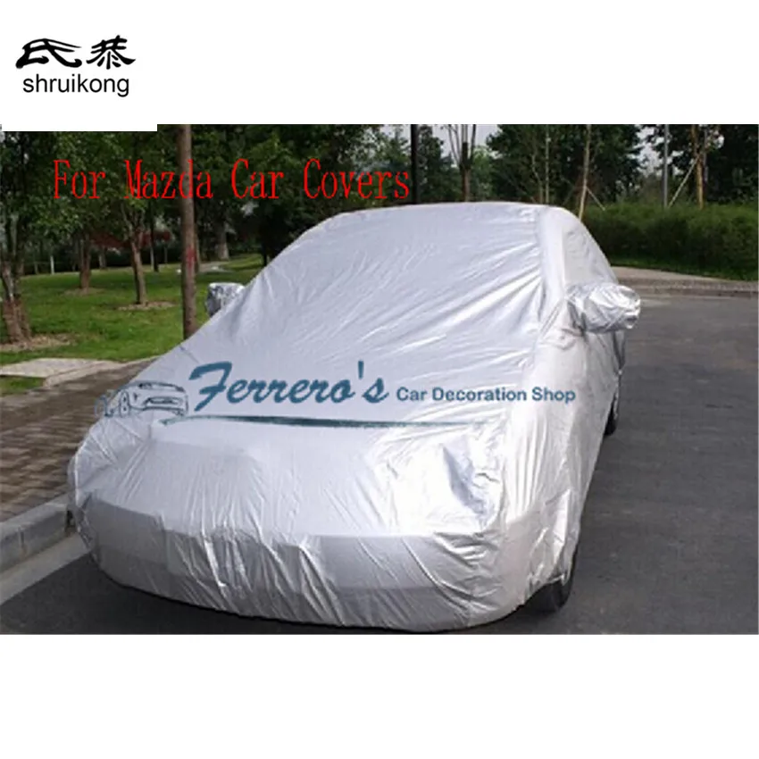 

Car Covers Waterproof Sun UV Dust Rain Resistant Protection Gray for Mazda 3 Axela Mazda 2 5 6 ATENZA Mazda cx-5 cx-7 cx-9